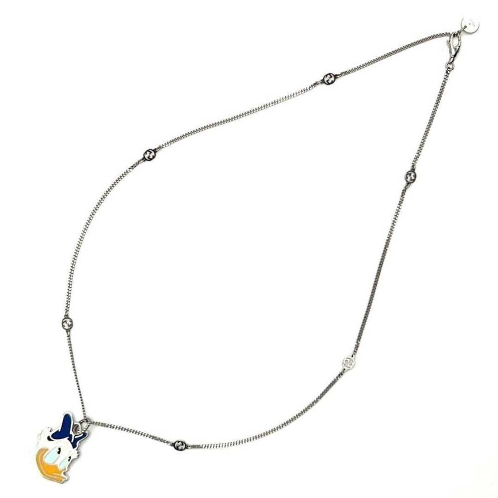 Gucci Gucci x Disney Long Pendant Necklace Donald… - image 3