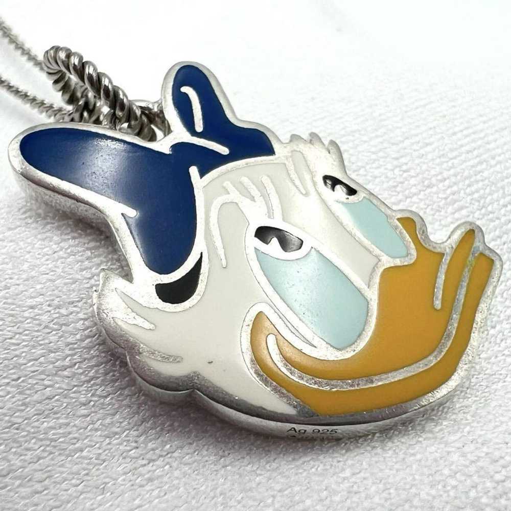 Gucci Gucci x Disney Long Pendant Necklace Donald… - image 5