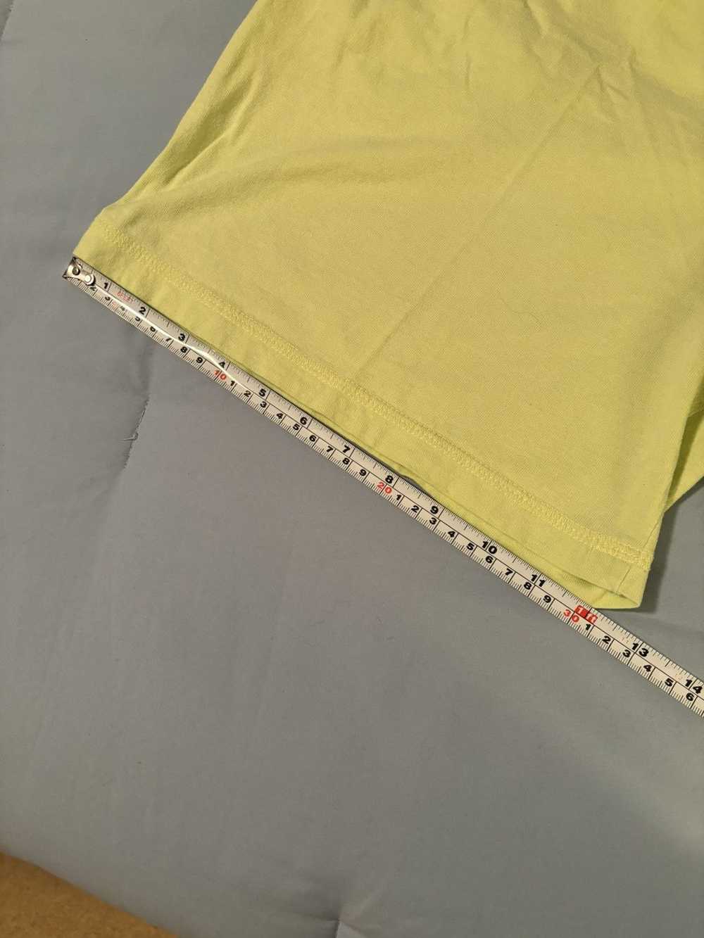 Designer × Vintage Chartreuse Cotton EVR Elastic … - image 6