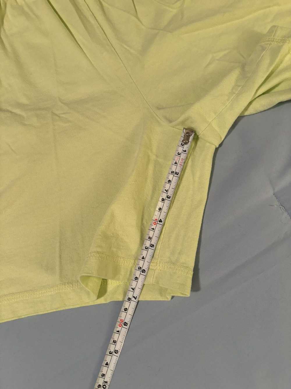 Designer × Vintage Chartreuse Cotton EVR Elastic … - image 7