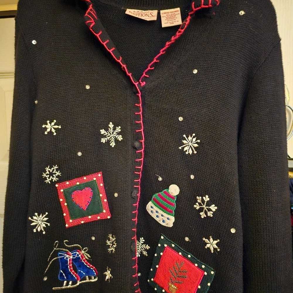 CUTE UGLY Christmas Sweater VINTAGE basic EDITION… - image 12