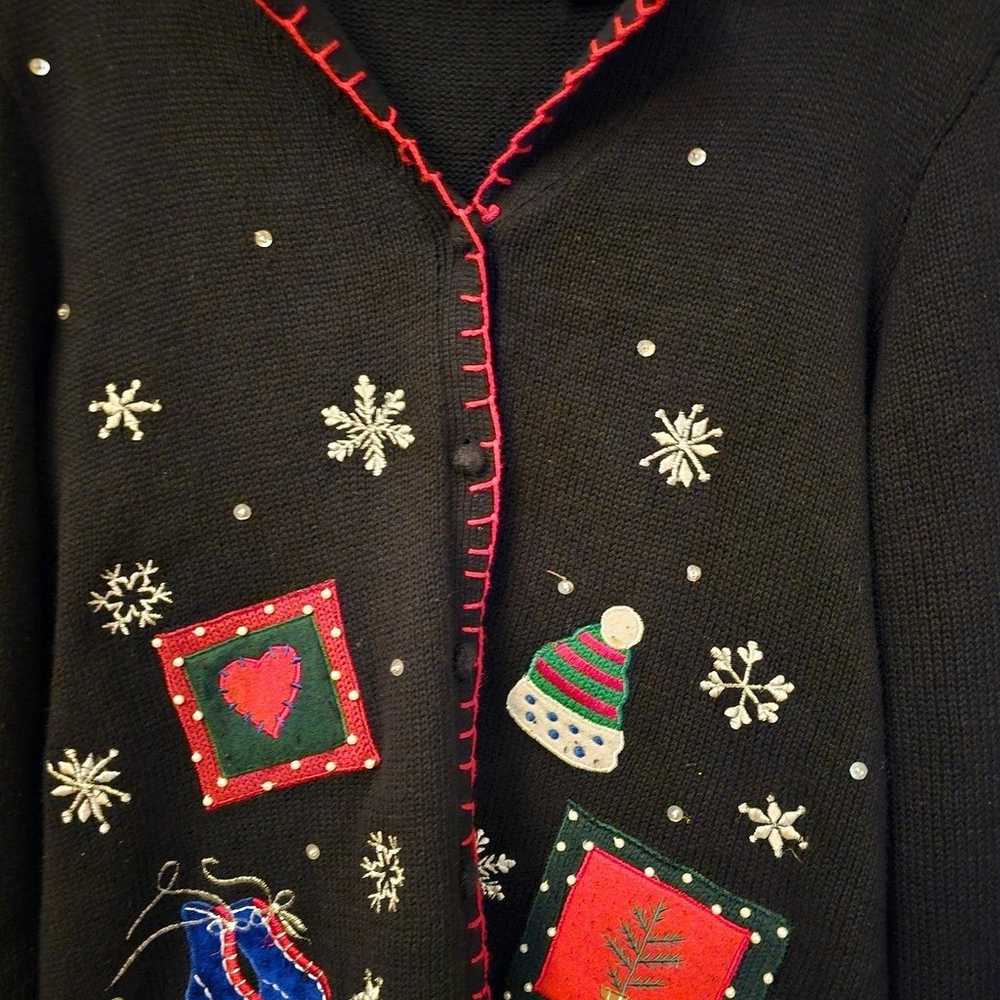 CUTE UGLY Christmas Sweater VINTAGE basic EDITION… - image 1