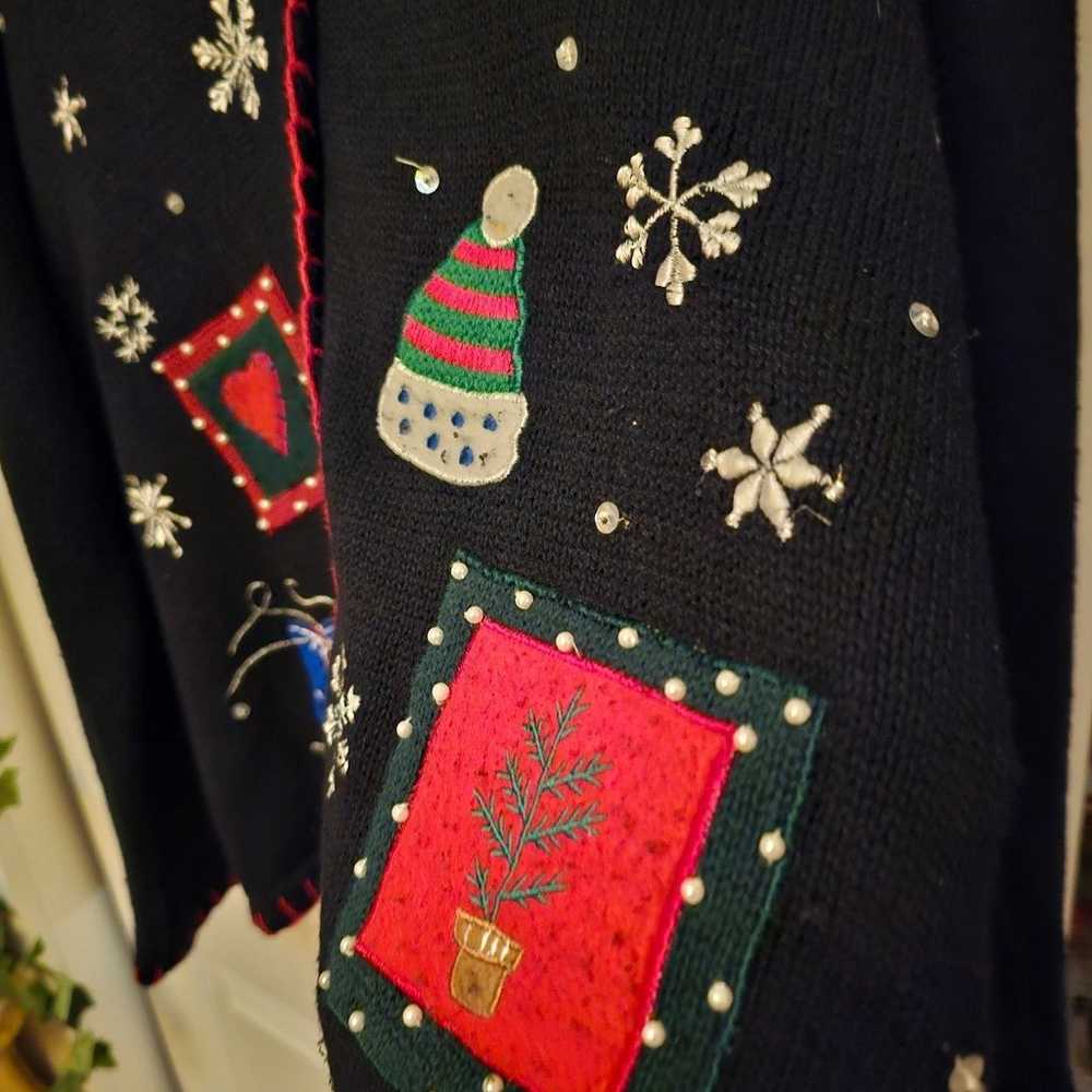 CUTE UGLY Christmas Sweater VINTAGE basic EDITION… - image 3