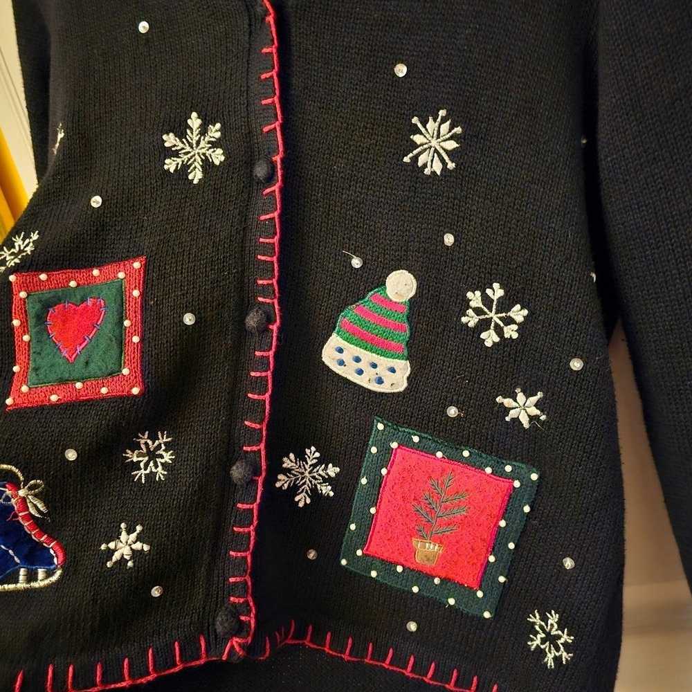 CUTE UGLY Christmas Sweater VINTAGE basic EDITION… - image 5