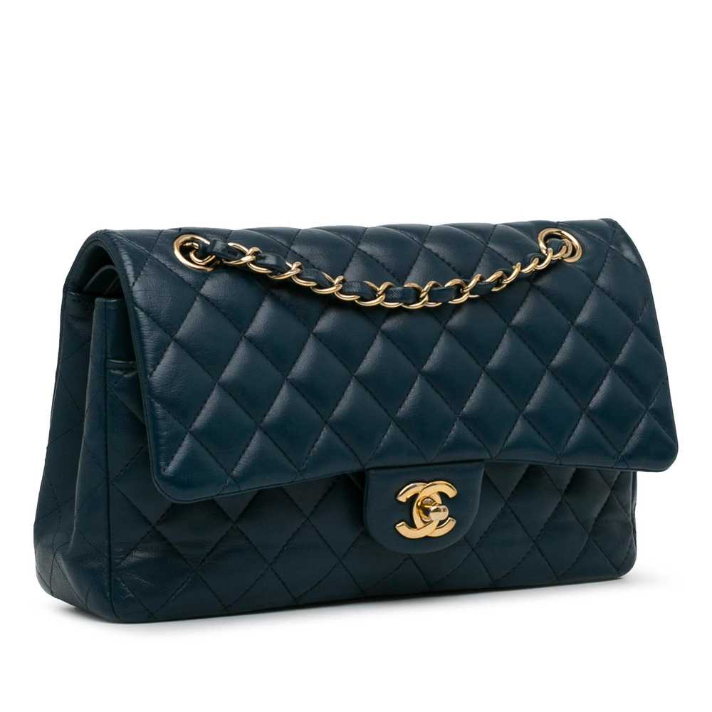 Product Details Blue Lambskin Classic Double Flap - image 2