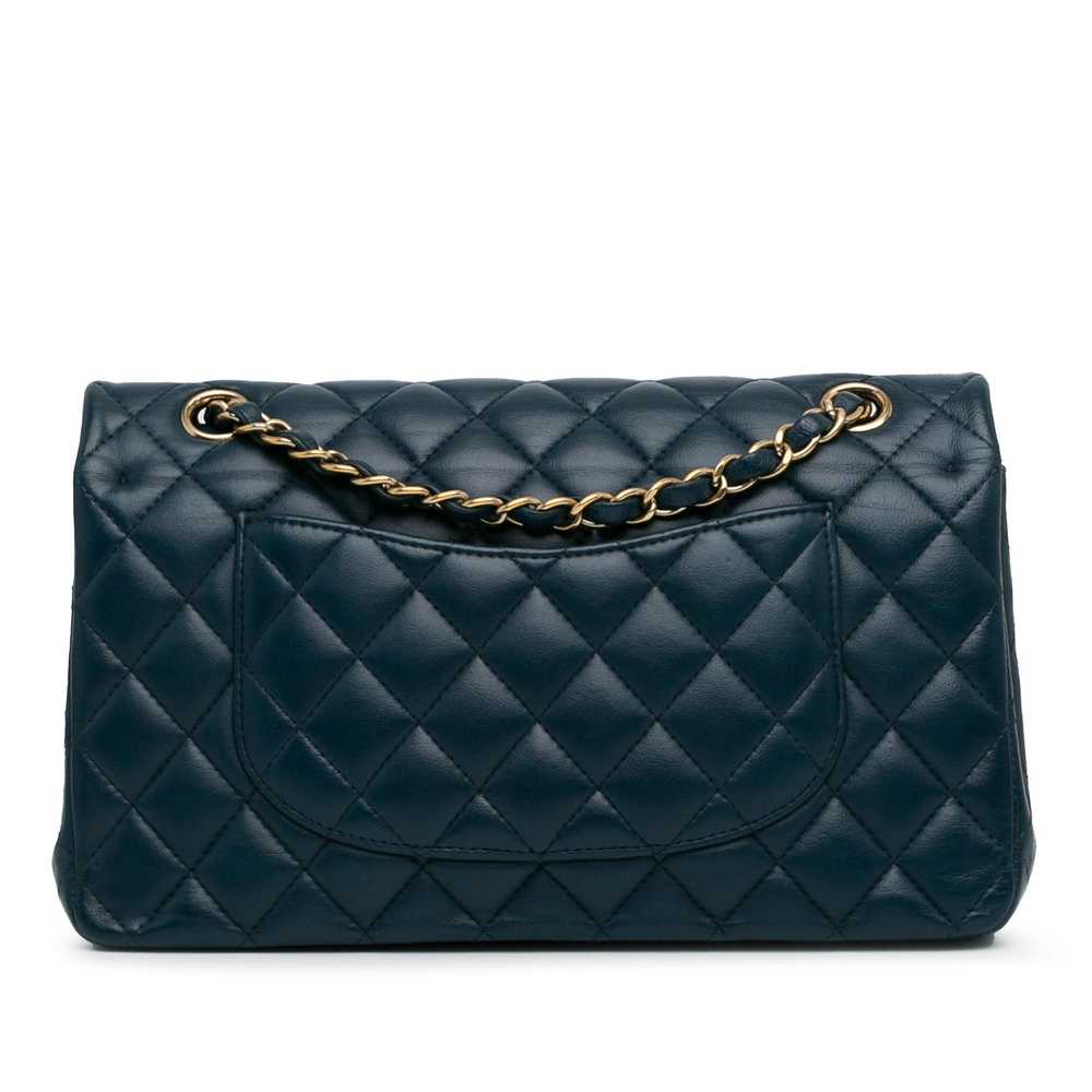 Product Details Blue Lambskin Classic Double Flap - image 3