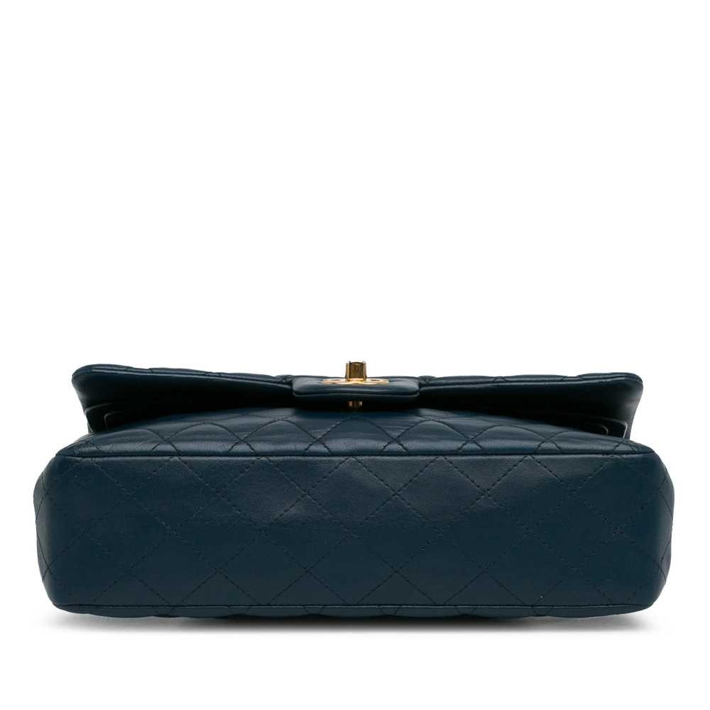 Product Details Blue Lambskin Classic Double Flap - image 4