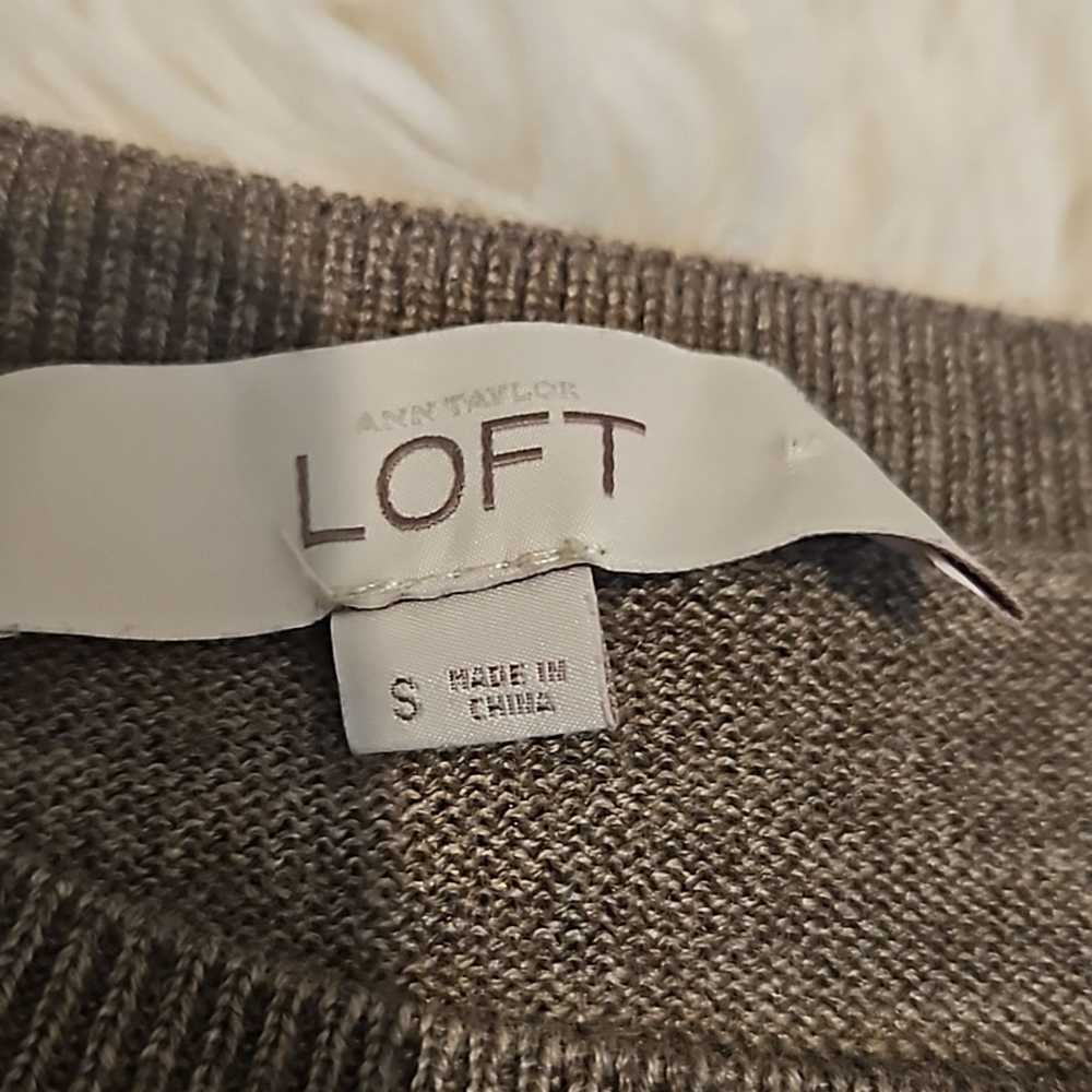 Loft Ann Taylor Loft Purple Multicolor Long Sleev… - image 4