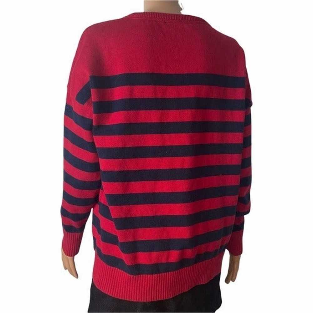 Vintage Tommy Hilfiger Classic Cable knit Striped… - image 3