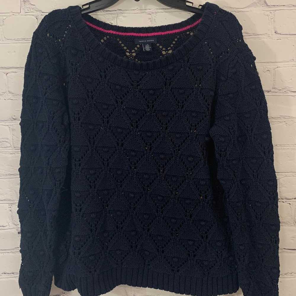 Tommy Hilfiger Womens Vintage Large Navy - image 1