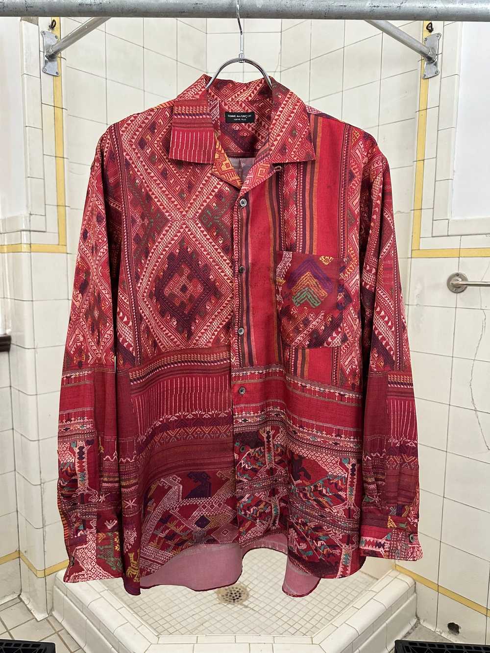 ss1992 Comme des Garcons Homme Navajo Print Shirt - image 3