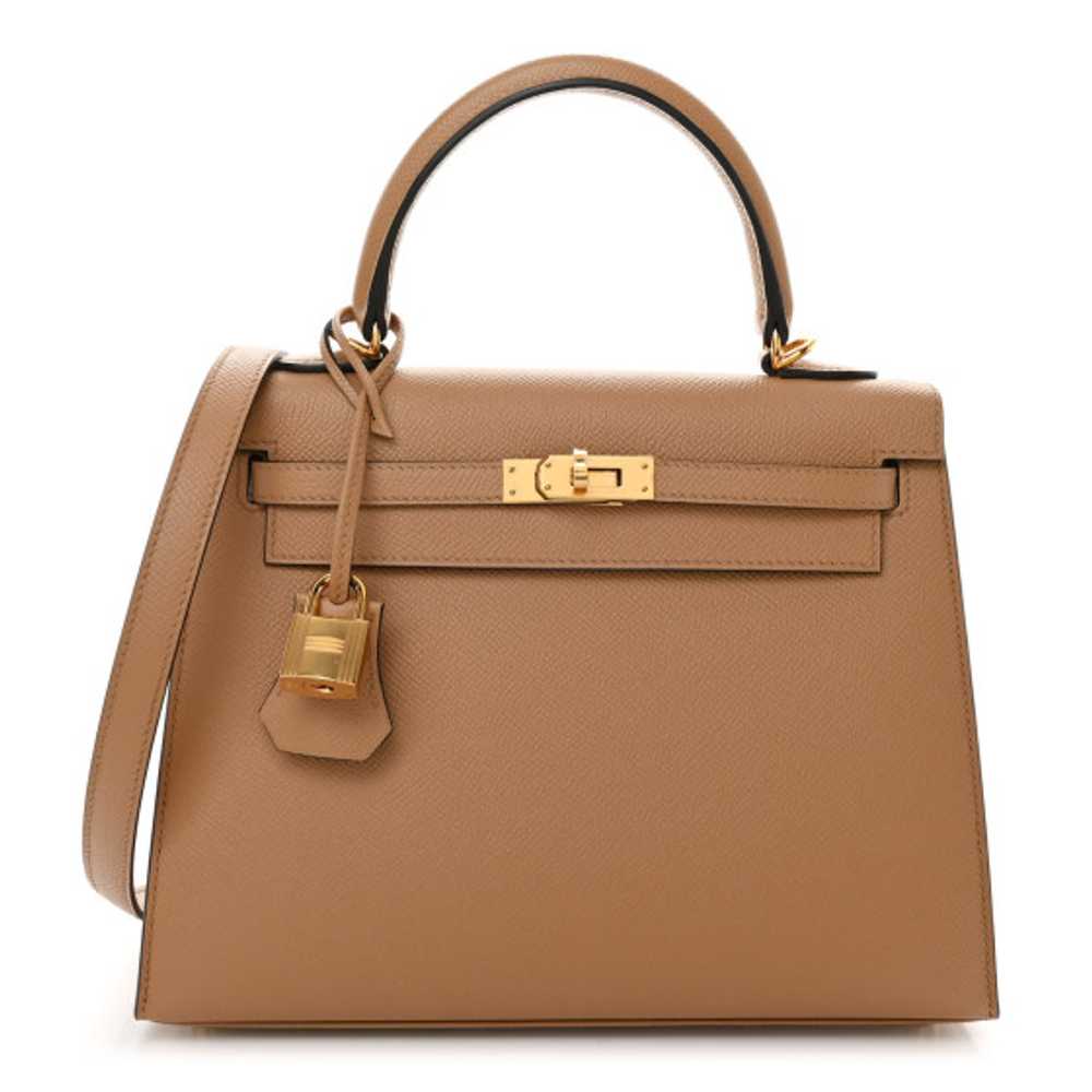 HERMES Epsom Kelly Sellier 25 Chai - image 1