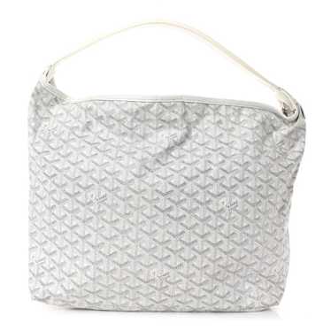 GOYARD Goyardine Fidji Zip Hobo White