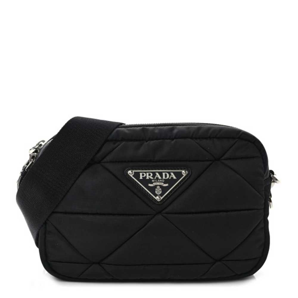 PRADA Re-Nylon Triangle Quilted Padded Shoulder B… - image 1