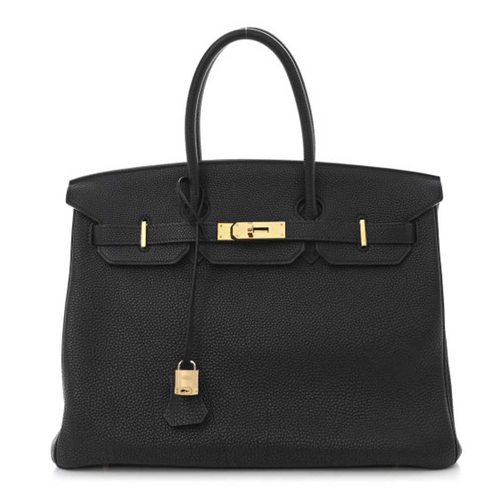 HERMES Togo Birkin 35 Black - image 1