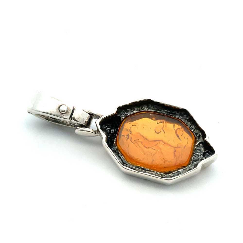 Sterling Silver 18K Gold Italy Venetian Glass Wom… - image 7