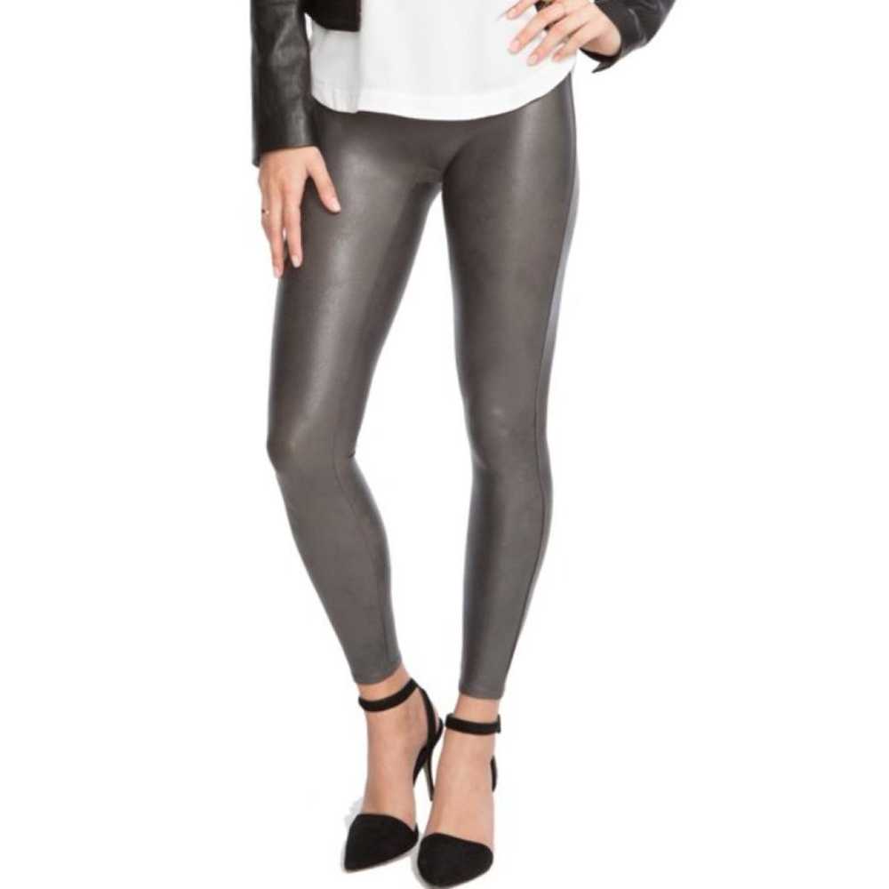 Spanx Vegan leather leggings - image 3