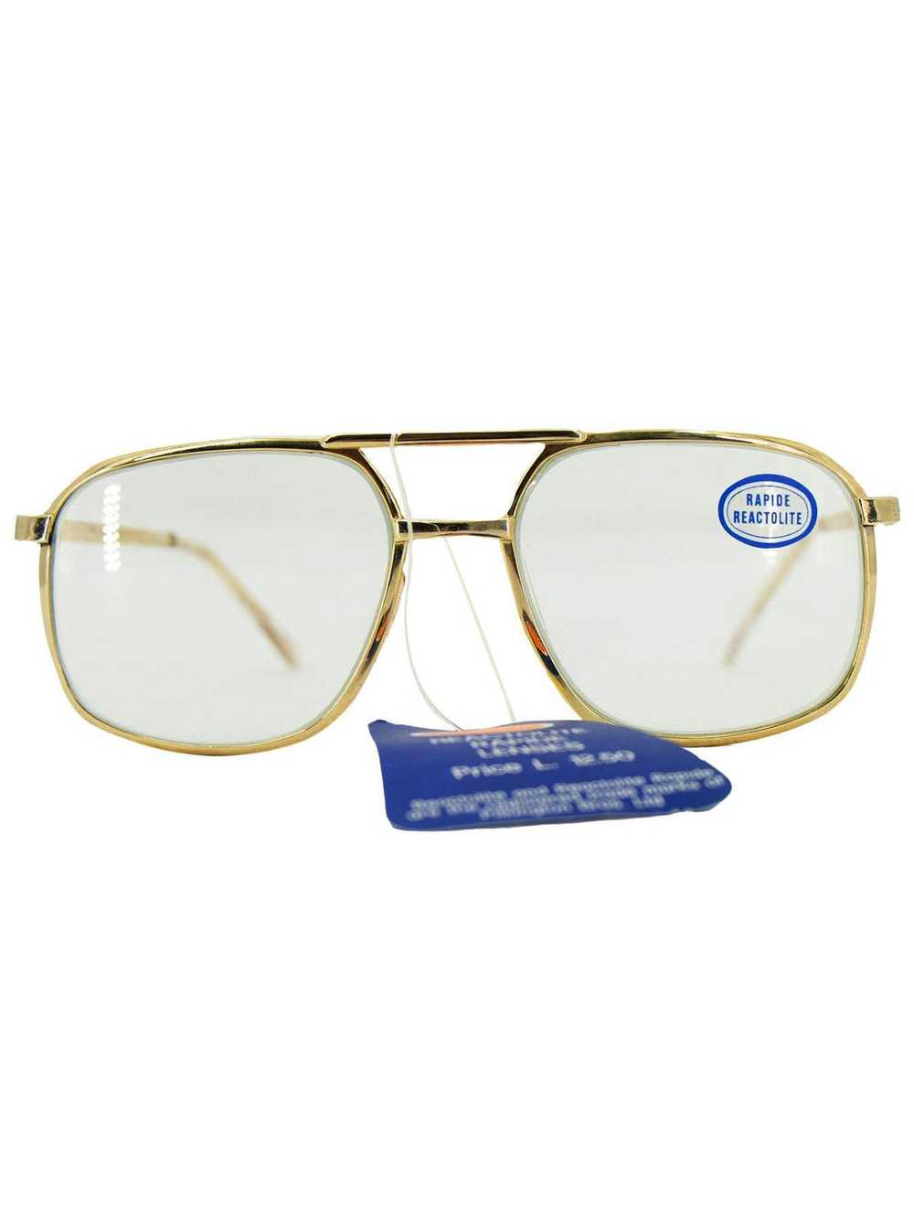 Original Vintage 70s Betaview Aviator Gold Frame … - image 1