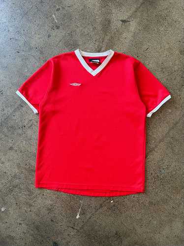 1990s Umbro Red Soccer Jersey