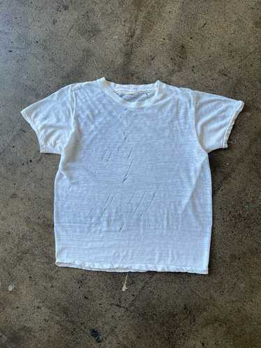 1970s Thrashed White Tee