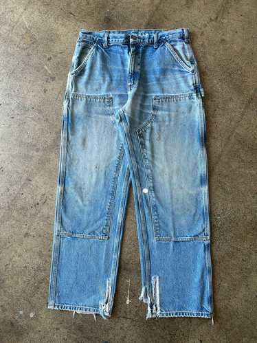 1990s Carhartt Double Knees Denim 35" x 31.5" - image 1