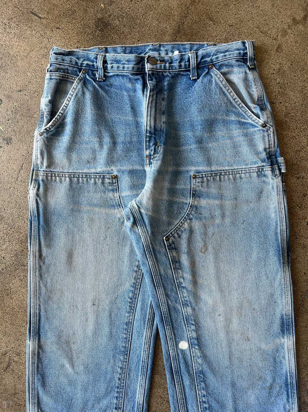 1990s Carhartt Double Knees Denim 35" x 31.5" - image 2