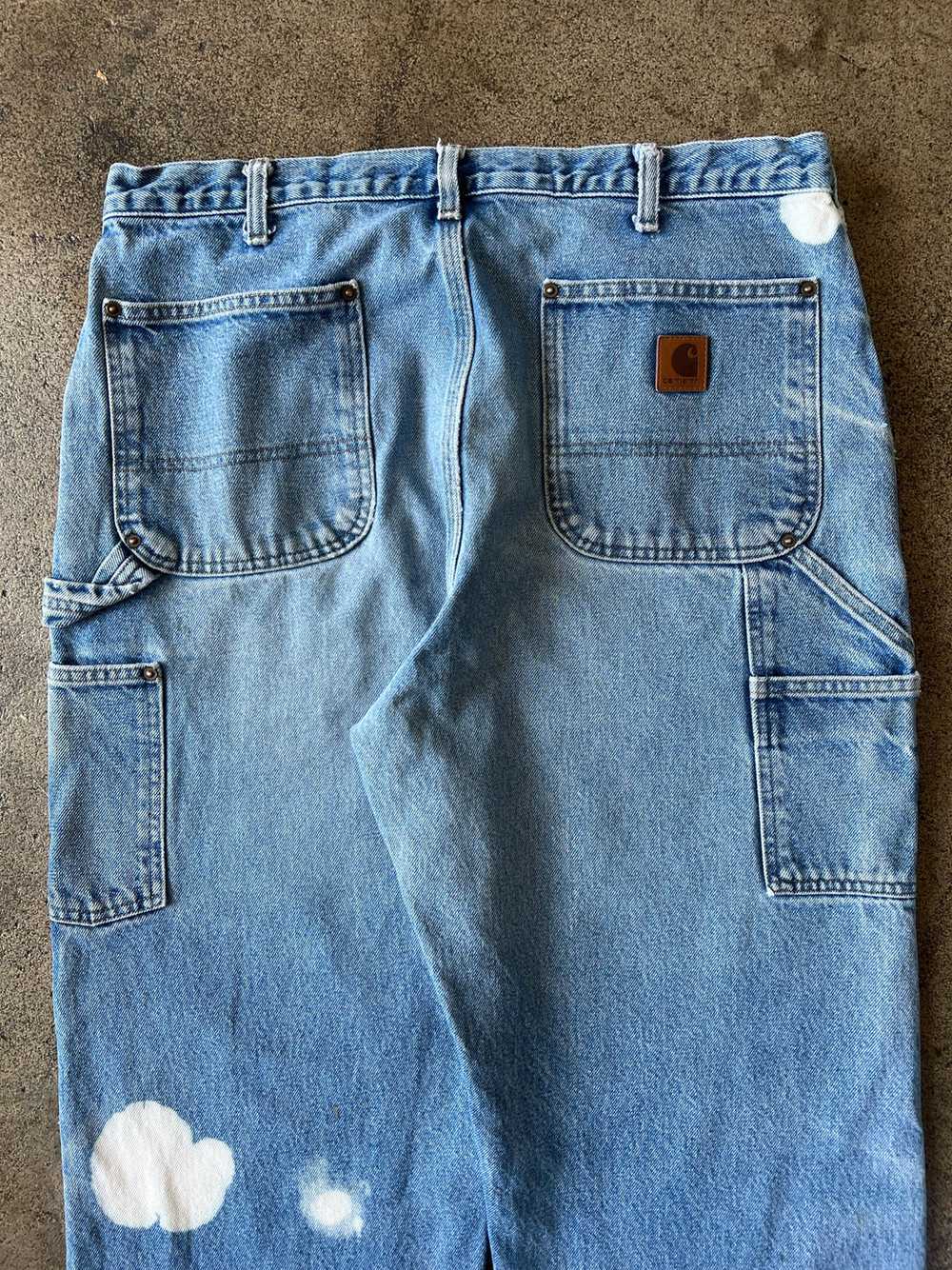 1990s Carhartt Double Knees Denim 35" x 31.5" - image 5