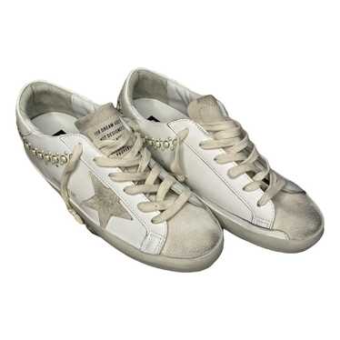 Golden Goose Superstar leather trainers