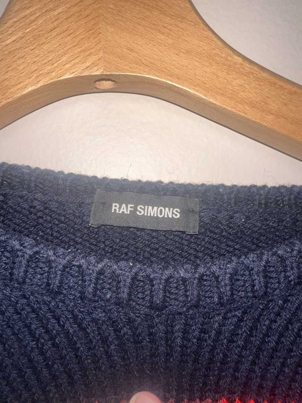 Raf Simons RAF SIMONS BLUE HEART RS CROPPED KNIT - image 5