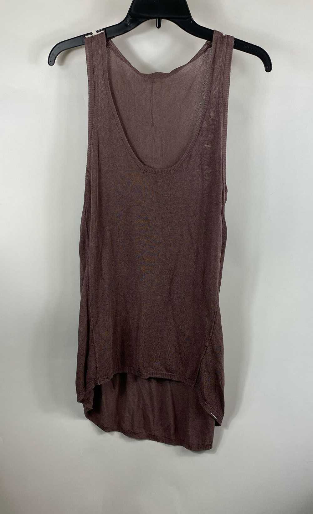 NWT Zara Knit Womens Brown Scoop Neck Sleeveless … - image 1