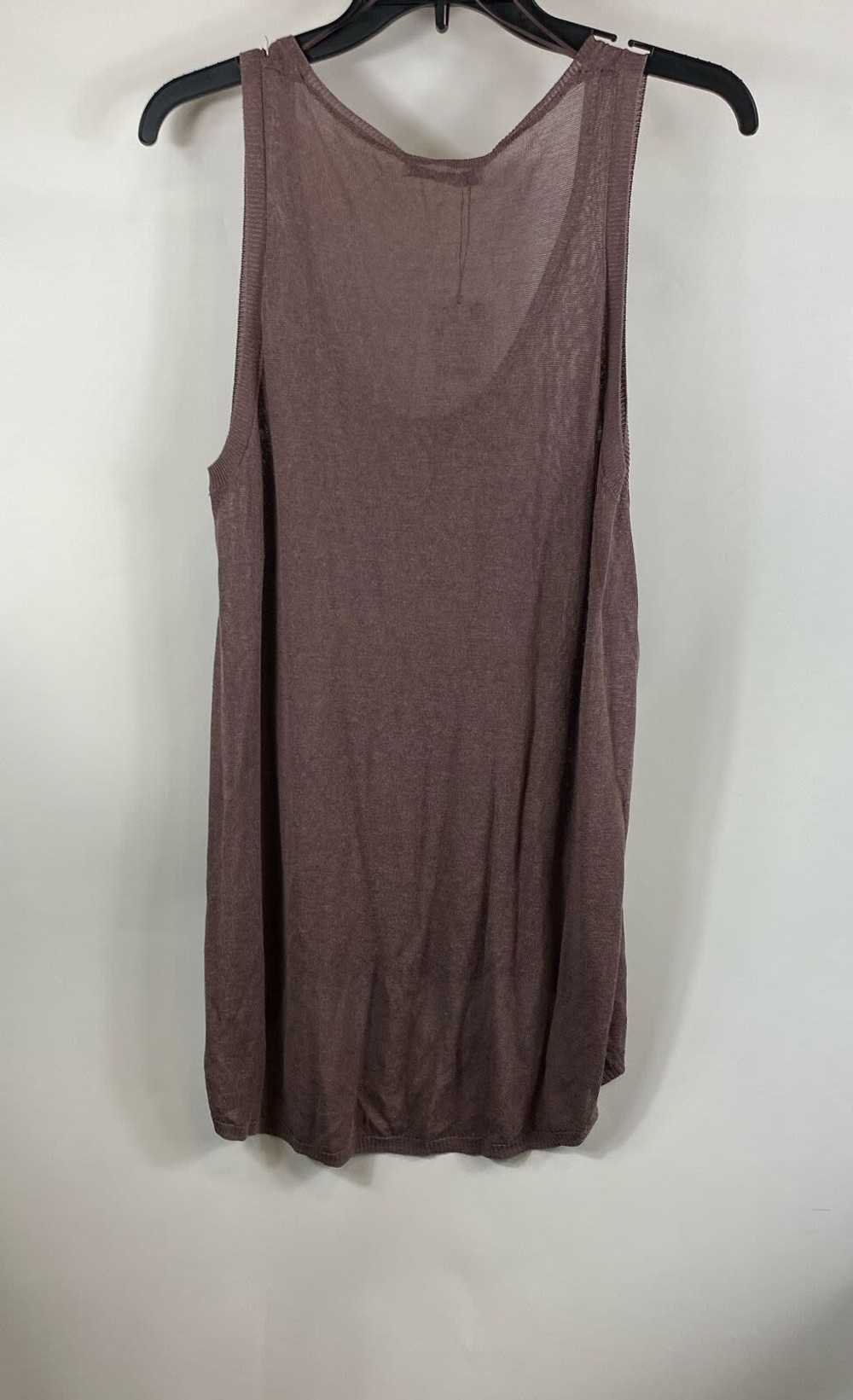 NWT Zara Knit Womens Brown Scoop Neck Sleeveless … - image 2