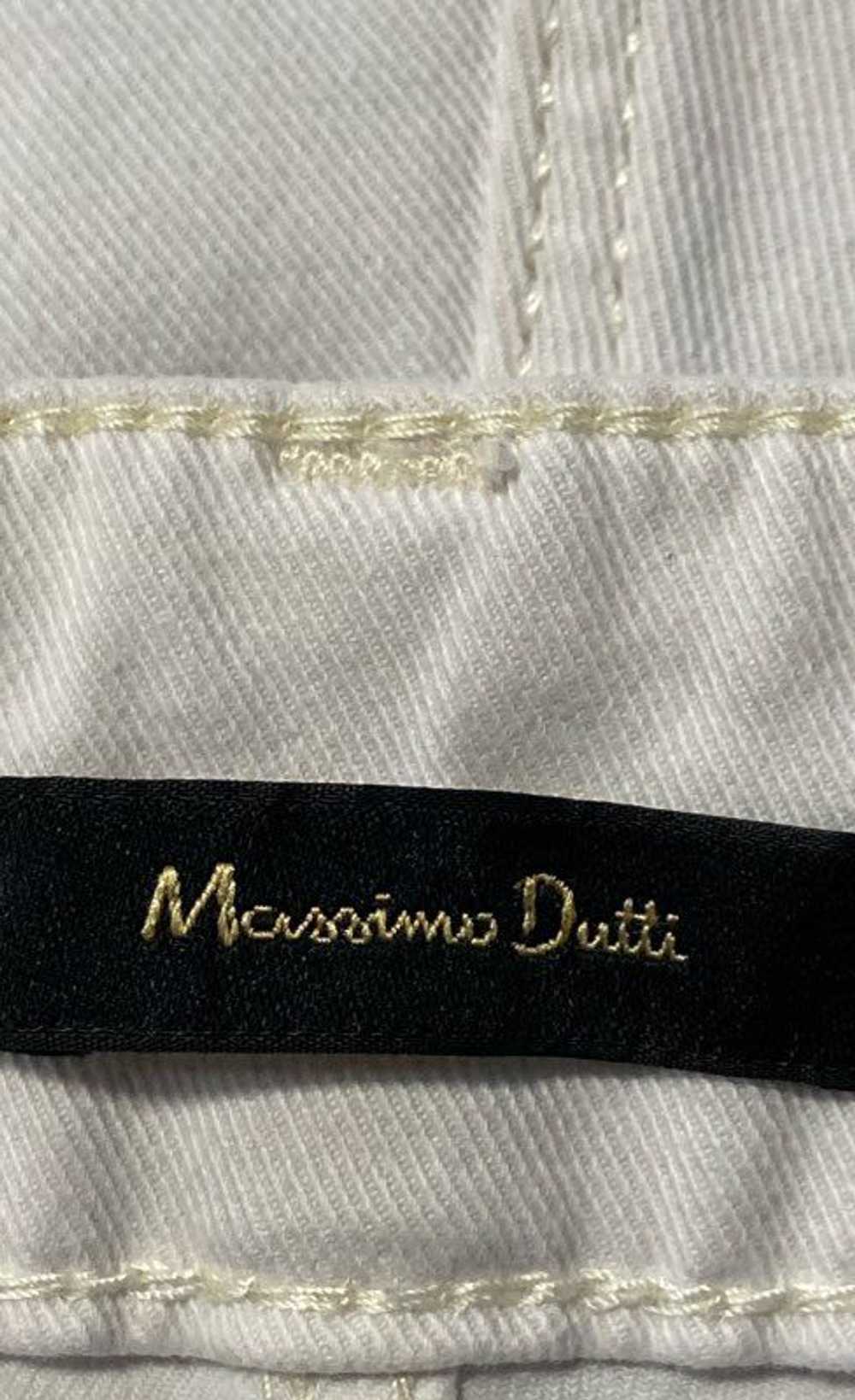 NWT Massimo Dutti Womens White Pockets Flat Front… - image 4