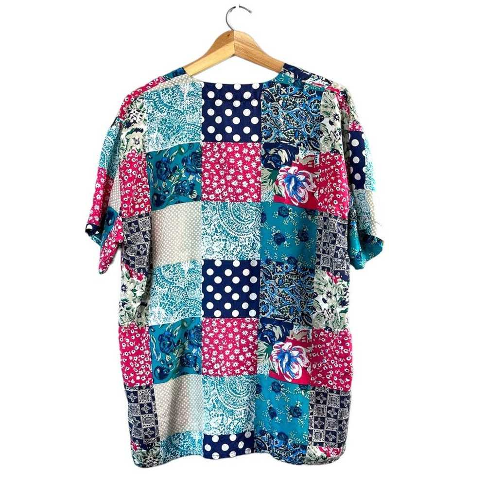 Vintage Women's Vintage Silk Exchange Patchwork B… - image 3