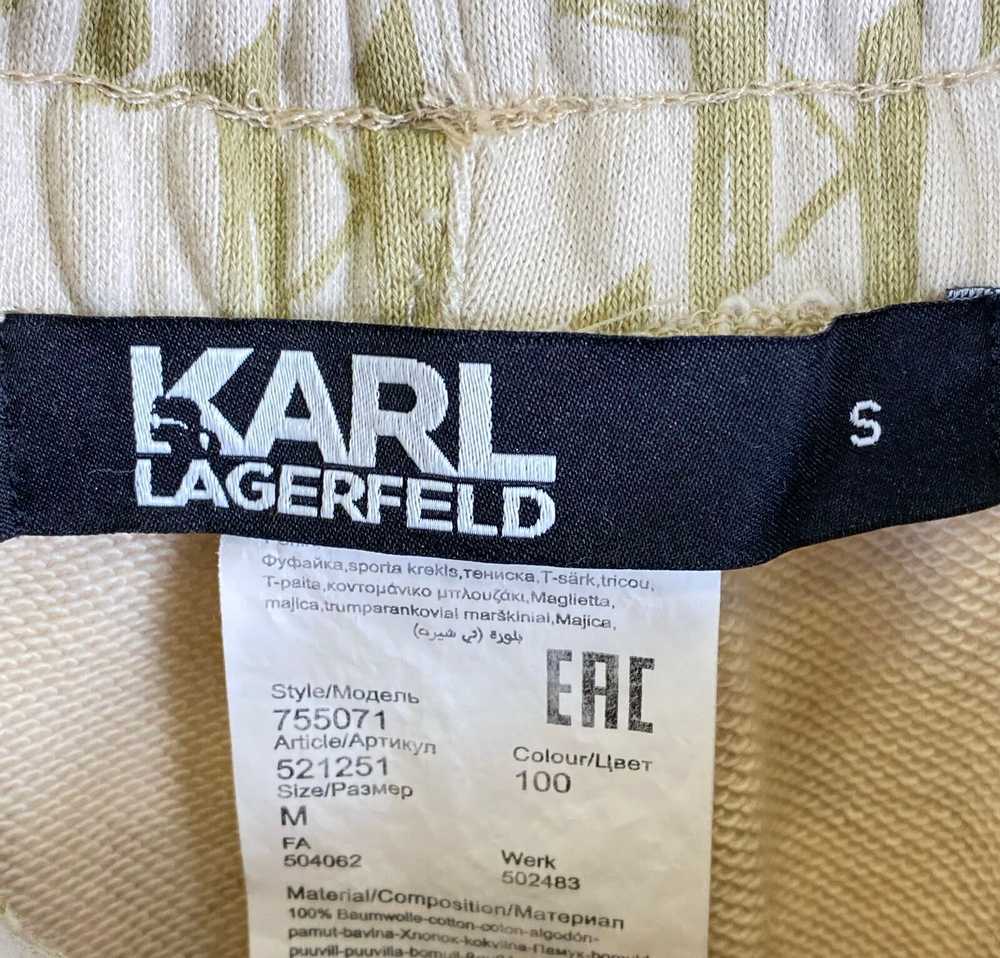 Karl Lagerfeld Womens Ivory Cotton Elastic Waist … - image 4