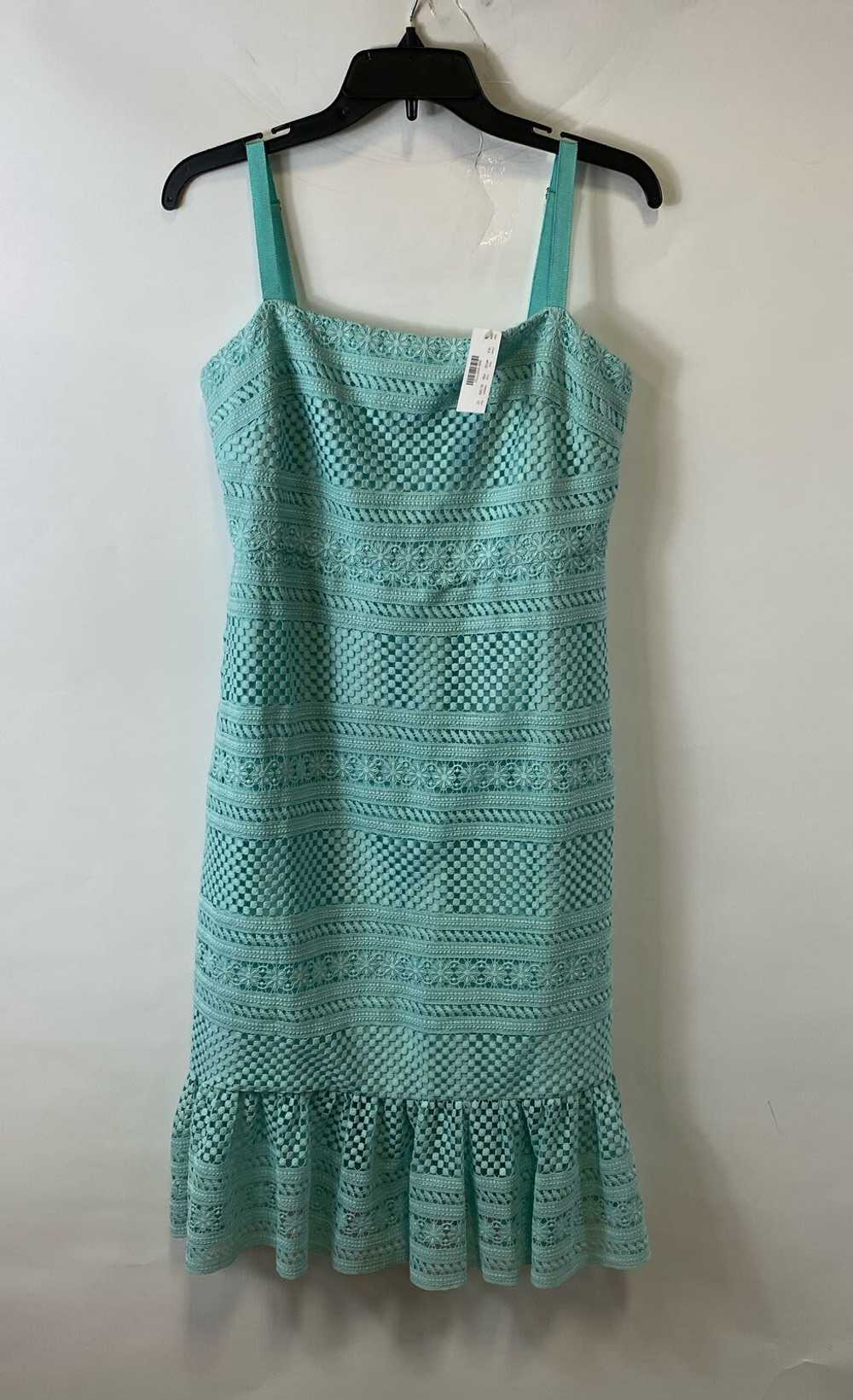 NWT J.Crew Womens Pale Mint Geometric Lace Adjust… - image 1