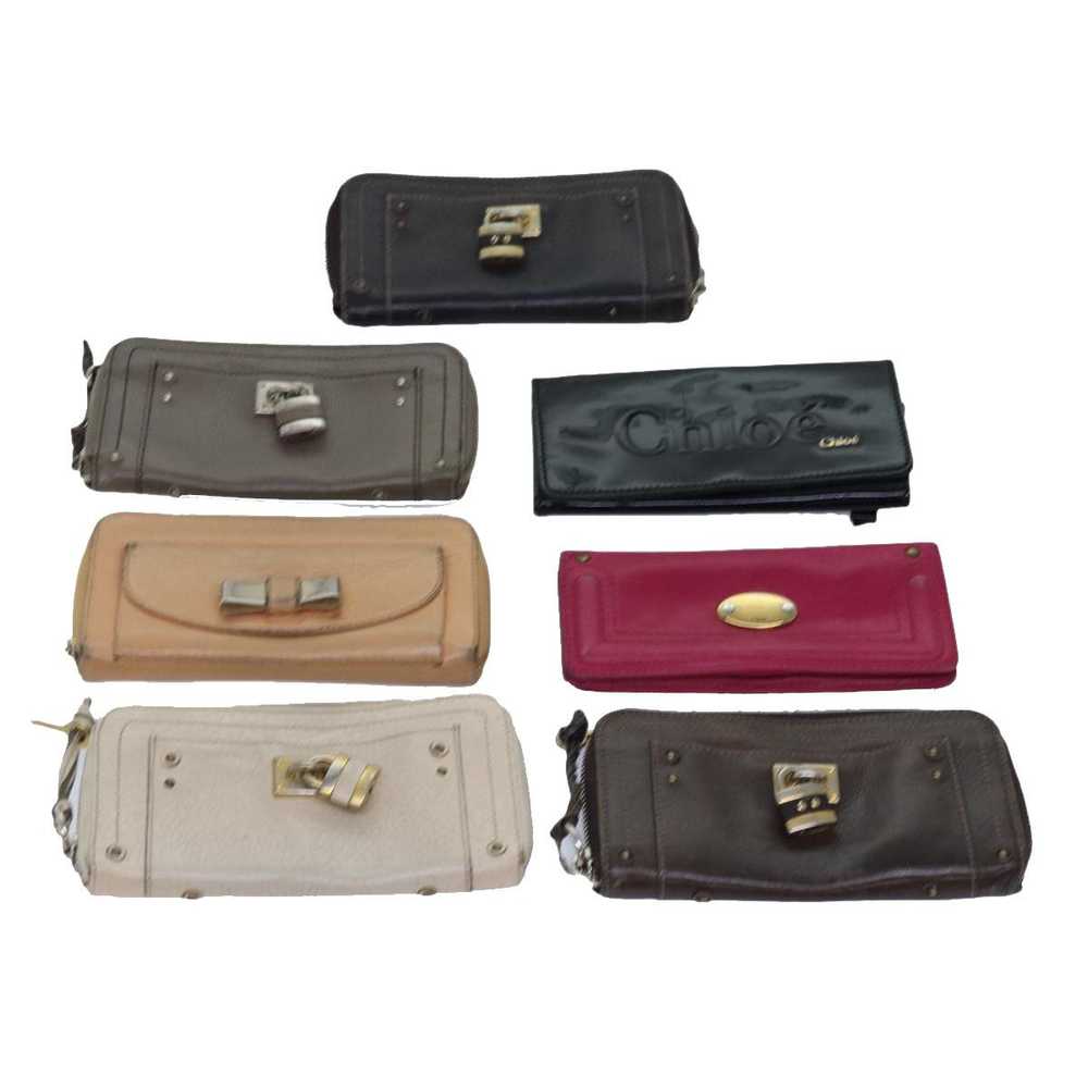 Chloe Chloe Wallet Leather 7Set Black Pink beige … - image 1