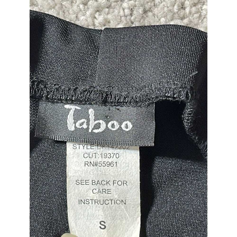 Other Vintage Taboo 90s Y2K Black Ruched Straples… - image 3