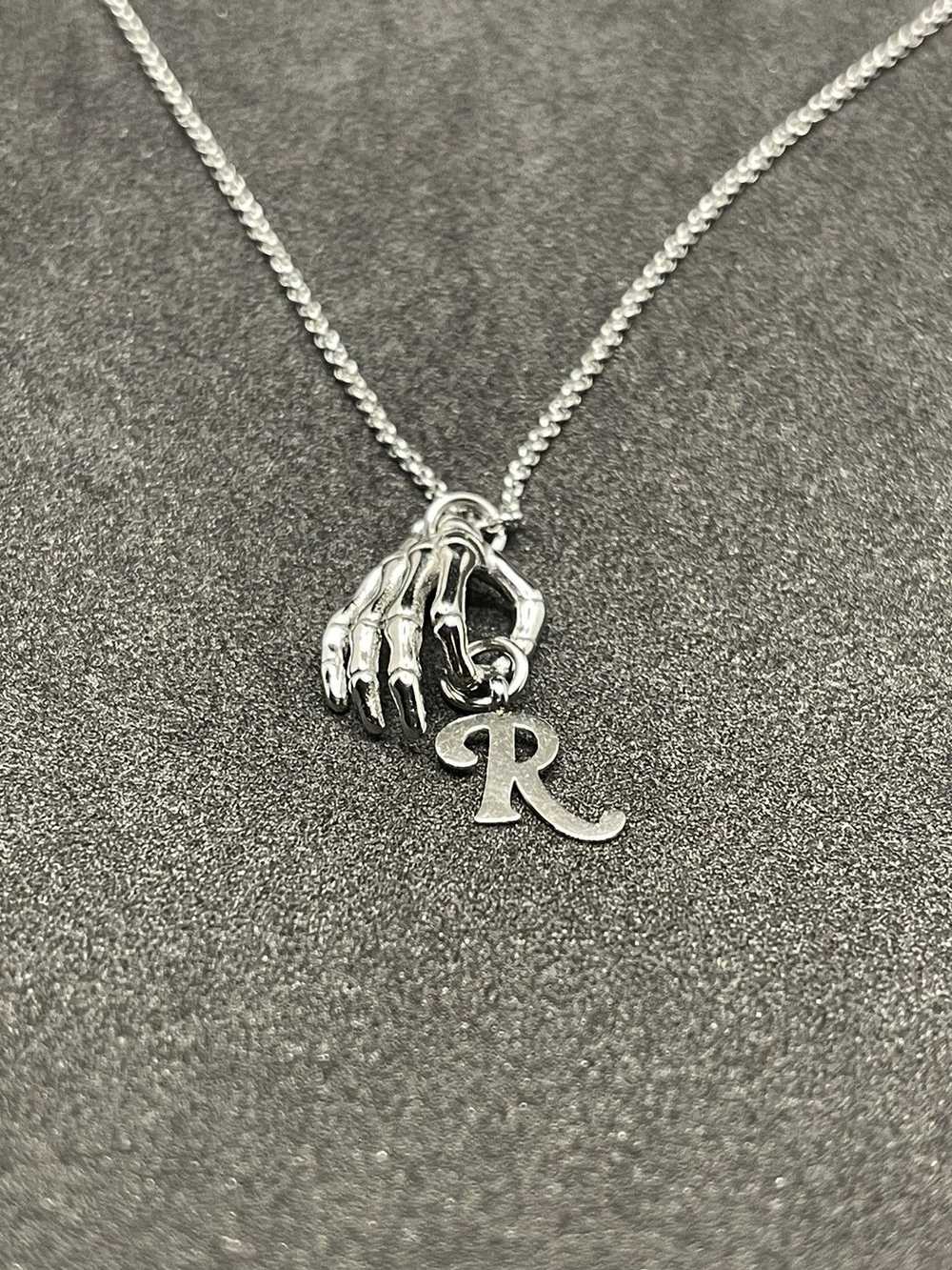 Raf Simons Raf Simons Skeleton Hand Necklace - image 5