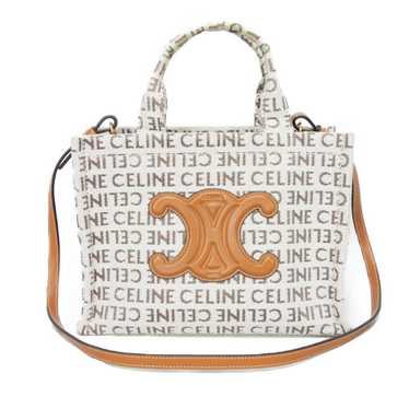 Celine CELINE Tote Bag Small Cabas Thais Canvas N… - image 1