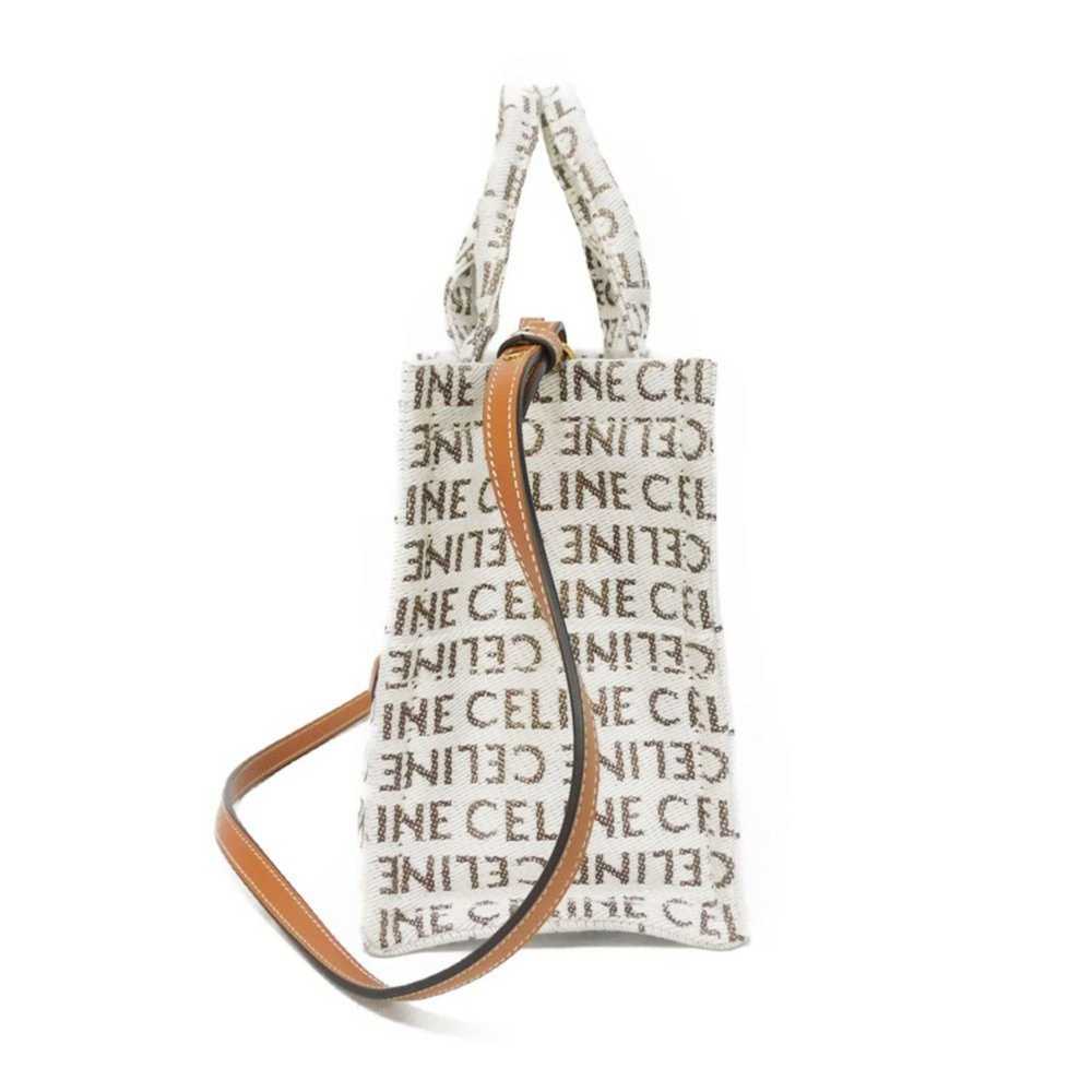 Celine CELINE Tote Bag Small Cabas Thais Canvas N… - image 3