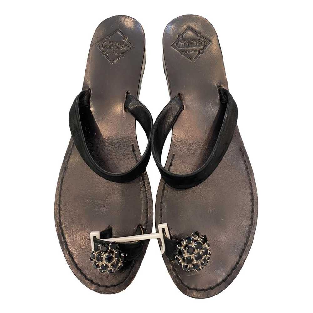 Emanuela Caruso Capri Leather mules & clogs - image 1