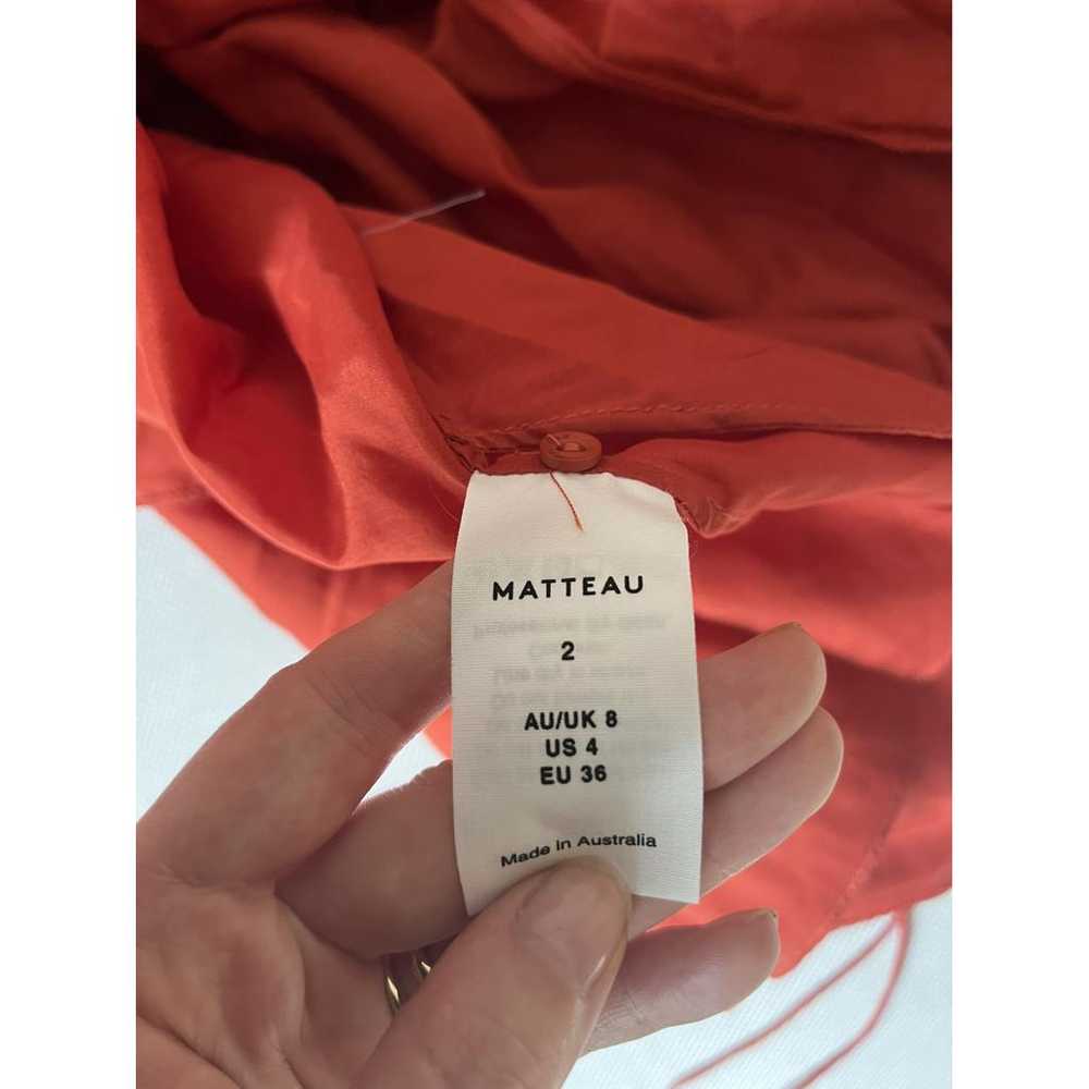 Matteau Silk mini dress - image 8