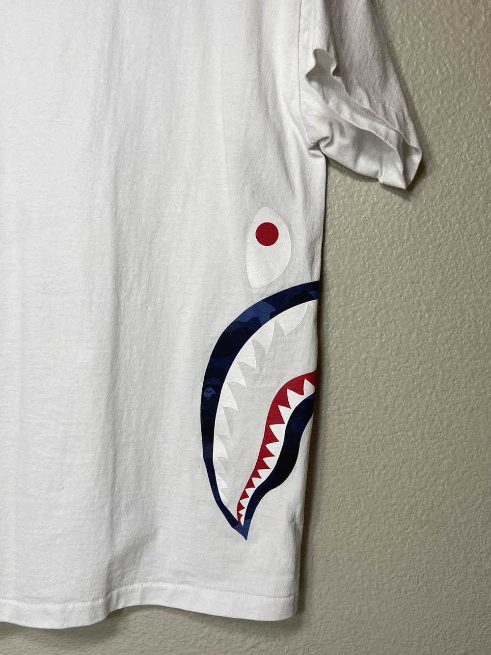 Bape Bape Side Shark Tee - image 10