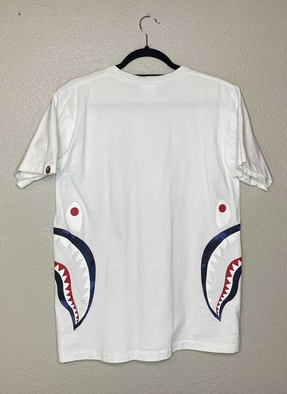 Bape Bape Side Shark Tee - image 2