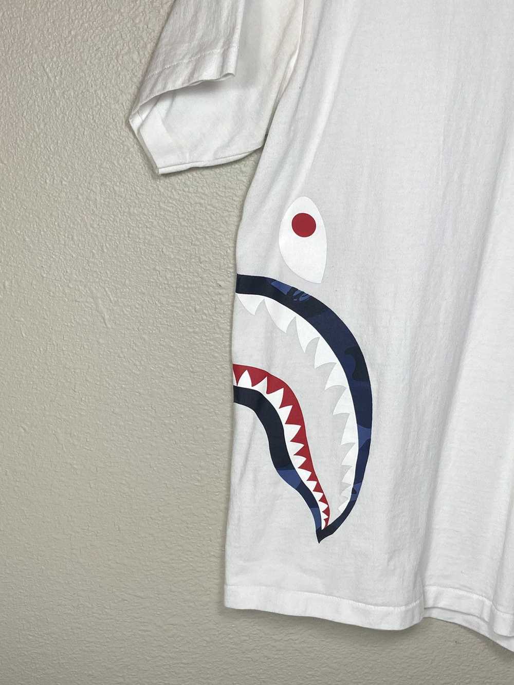 Bape Bape Side Shark Tee - image 7