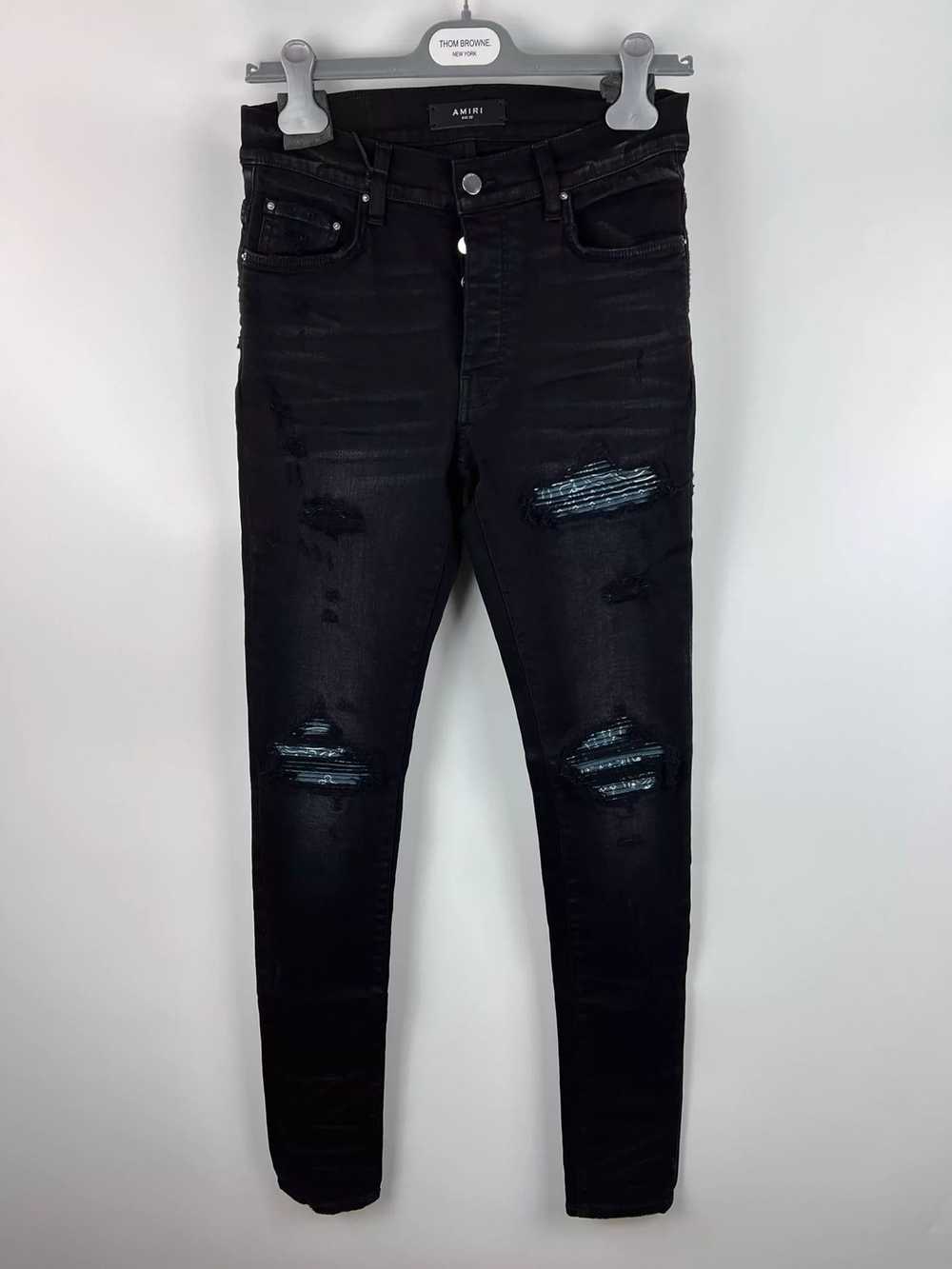 Amiri Amiri's new blue cashew flower MX1 jeans - image 1