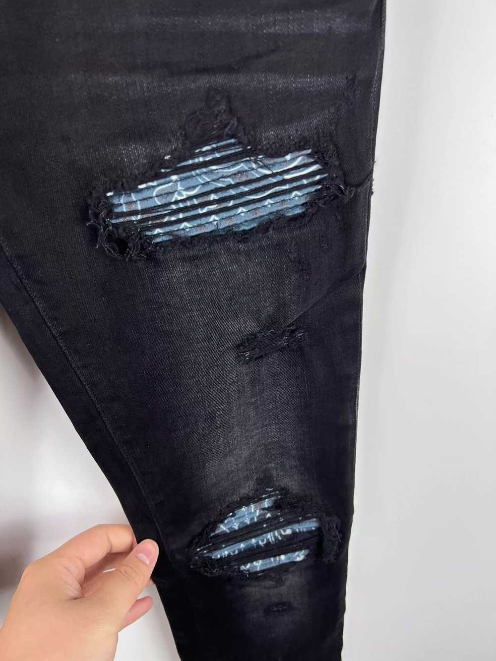 Amiri Amiri's new blue cashew flower MX1 jeans - image 2