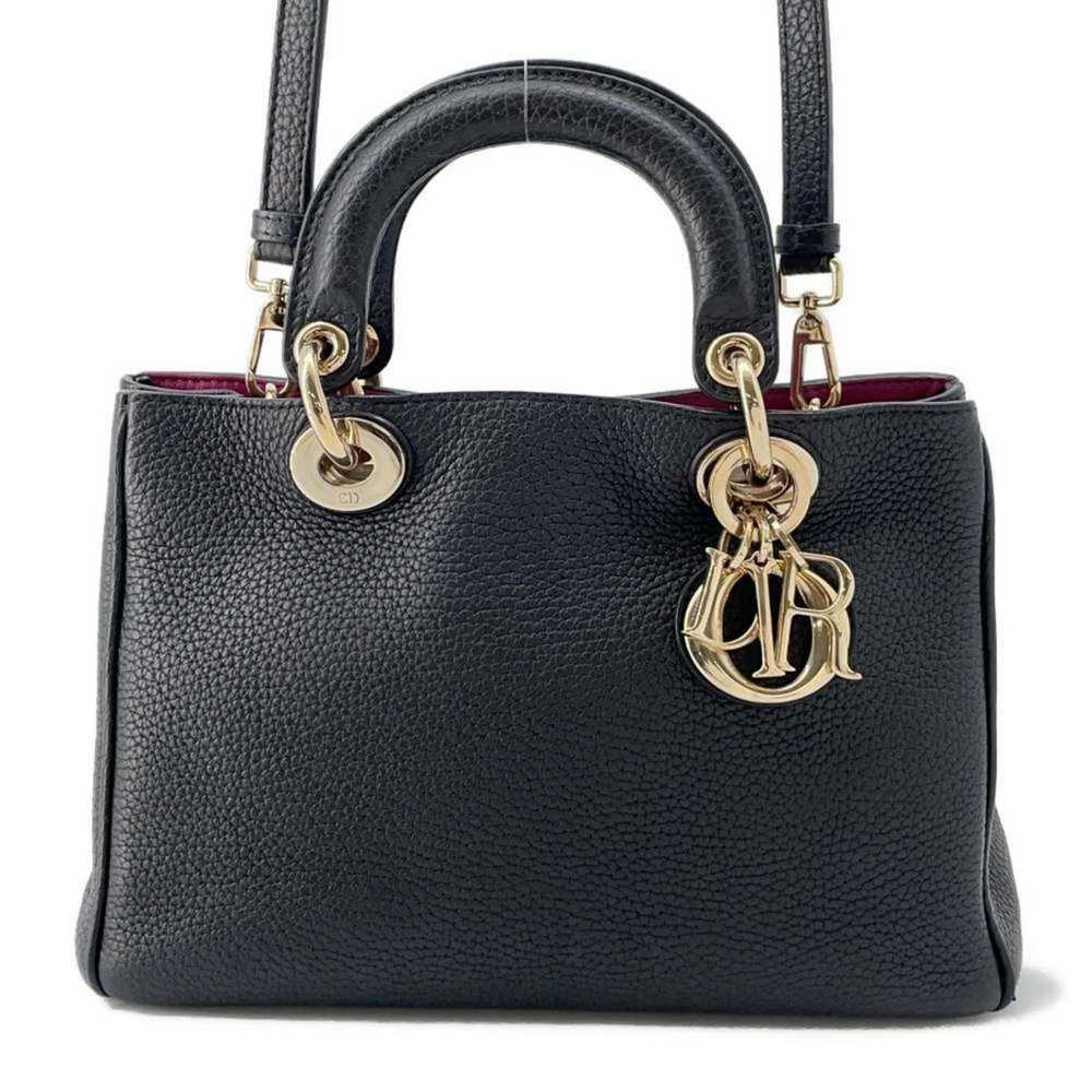 Dior Christian Dior Handbag Diorissimo Leather M0… - image 1