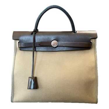 Hermès Herbag leather handbag