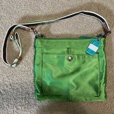 『TEN NYLON COACH GREEN XL 』 TEN NYLON COACH GREEN XL 』 COACH Green Nylon / Leather